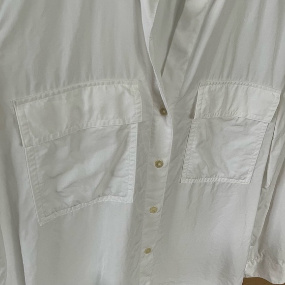 Babaton Button-Up Utility Blouse in White - Picture 6 of 8